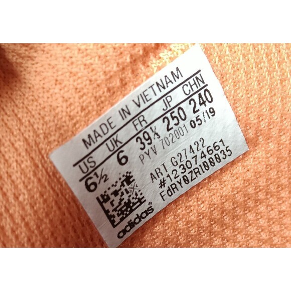 Adidas RapidaRun X Shoes Women's Size 6.5 Sneakers Pink & Orange - Picture 5 of 8